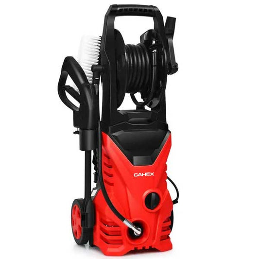 CAHEX Electric Brushless Pressure Washer CA2200-2500 PSI 1.3 GPM, Digital Pressure Controller, Foldable and Bonus Turbo Nozzle