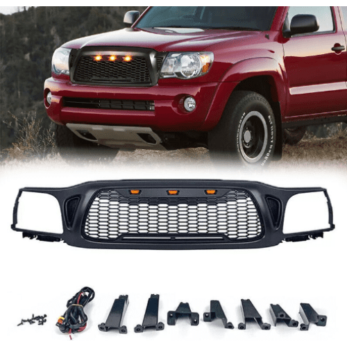 CAHEX Grille Raptor Style LED Accent Lighting 1 Pack for Toyota Tacoma 2001-2004, ABS